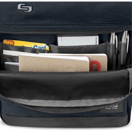 Solo New York Duane Hybrid Convertible Laptop Briefcase, Slate, One Size