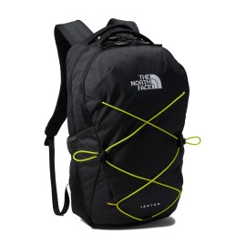 The North Face Jester Commuter Laptop Backpack, TNF Black Light Heather/Sulphur Spring Green, One Size