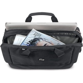 Solo Chrysler 17.3-Inch Laptop Briefcase, Black