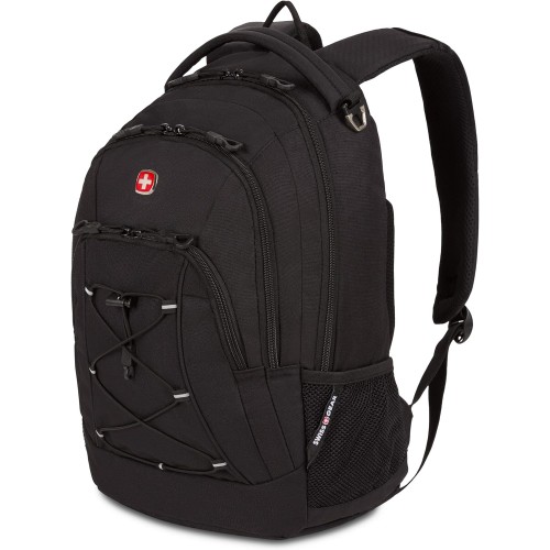 SwissGear 1186 Bungee Backpack, Black, 17-Inch