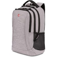 SwissGear 5668 Laptop Backpack, Light Grey Heather, 18.25 Inches