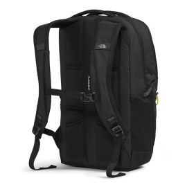 The North Face Jester Commuter Laptop Backpack, TNF Black Light Heather/Sulphur Spring Green, One Size