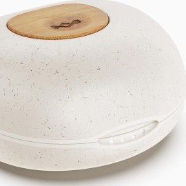 House of Marley True Wireless Champion Earbuds - Bluetooth 5.0 Earphones, Up to 28 Hours Battery Life with Quick Charge, Rechargeable Case, Eco Friendly Bamboo Design