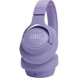 JBL Tune 720BT Wireless On-Ear Headphones, with JBL Pure Bass Sound, Bluetooth 5.3, Hands-Free Calls, Audio Cable and 76-Hour Battery Life, in Purple