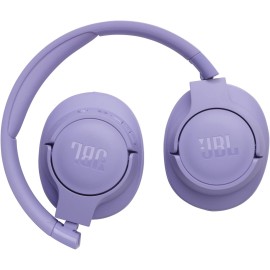 JBL Tune 720BT Wireless On-Ear Headphones, with JBL Pure Bass Sound, Bluetooth 5.3, Hands-Free Calls, Audio Cable and 76-Hour Battery Life, in Purple