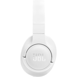 JBL Tune 720BT Wireless On-Ear Headphones, with JBL Pure Bass Sound, Bluetooth 5.3, Hands-Free Calls, Audio Cable and 76-Hour Battery Life, in White