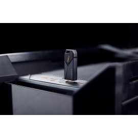 Kingston DataTraveler Exodia Onyx 128GB USB 3.2 Gen 1 Flash Drive with Sleek Moving Cap and Loop (Matte Black)