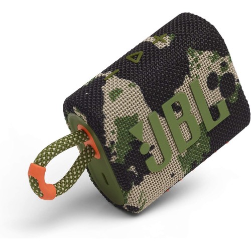 BL Go 3: Portable Speaker with Bluetooth, Built-in Battery, Waterproof and Dustproof Feature - Squad, Camouflage