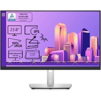 Dell P2422H - LED monitor - 24" - 1920 x 1080 Full HD (1080p) @ 60 Hz - IPS - 250 cd/m_ - 1000:1 - 5 ms - HDMI, VGA, DisplayPort - black - with 3 years Advanced Exchange Service and Limited Hardware Warranty - for Latitude 5320, 5520; OptiPlex 3090; 