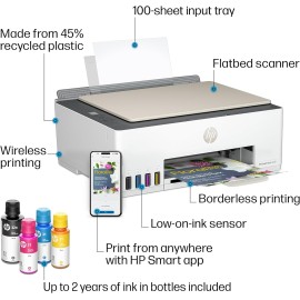 HP Smart-Tank 5000 Wireless All-in-One Ink-Tank Printer