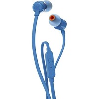 JBL T110 - Earphones with mic - in-ear - wired - 3.5 mm jack - blue