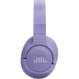 JBL Tune 720BT Wireless On-Ear Headphones, with JBL Pure Bass Sound, Bluetooth 5.3, Hands-Free Calls, Audio Cable and 76-Hour Battery Life, in Purple