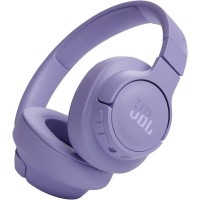 JBL Tune 720BT Wireless On-Ear Headphones, with JBL Pure Bass Sound, Bluetooth 5.3, Hands-Free Calls, Audio Cable and 76-Hour Battery Life, in Purple