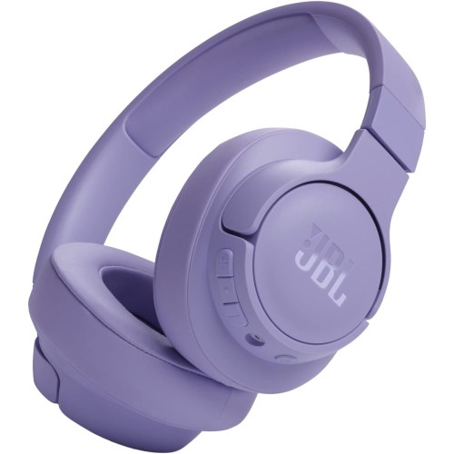 JBL Tune 720BT Wireless On-Ear Headphones, with JBL Pure Bass Sound, Bluetooth 5.3, Hands-Free Calls, Audio Cable and 76-Hour Battery Life, in Purple