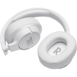 JBL TUNE 760NC - Headphones with mic - full size - Bluetooth - wireless, wired - active noise canceling - 3.5 mm jack - white