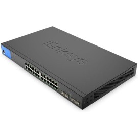 Linksys LGS328PC - Switch - managed - 24 x 10/100/1000 (PoE+) + 4 x Gigabit SFP (uplink) - desktop - PoE+ (250 W) - TAA Compliant