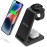 2022 Intoval 3in1 Charger for Fitbit Sense 2/1 Versa 4/3, iPhones, Samsung Galaxy Note and S, Airpods Pro 2/1, Galaxy Buds +/Live and Other Wireless Charging Phones or Earbuds(V3,Black)