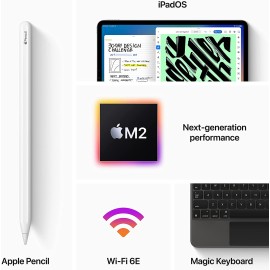 2022 Apple 11-inch iPad Pro (Wi-Fi, 128GB) - Silver (4th Generation)
