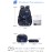 3Pcs Galaxy Backpacks for Boys with Insulated Lunch Bag, Water-resistant Boys Backpacks Black blue