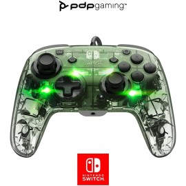 Afterglow - Deluxe+ Audio Wired Controller for Switch - Transparent