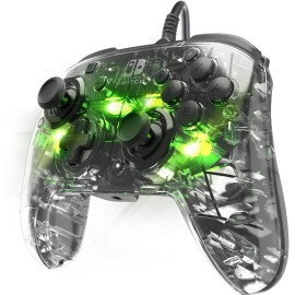 Afterglow - Deluxe+ Audio Wired Controller for Switch - Transparent