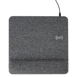 Allsop Powertrack Plush Wireless Charging Mousepad With Wrist Rest