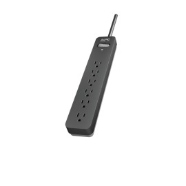 Apc 6-Outlet Surgearrest Surge Protector, 3Ft Cord