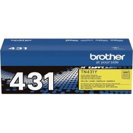 Brother Printer TN431Y Standard Yield Toner-Retail Packaging , Yellow