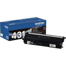 Brother TN433BK High Yield Black Toner Cartridge (approx. 4,500 dpi), Medium Size