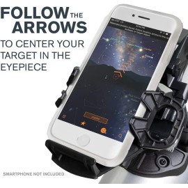 Celestron – StarSense Explorer LT 80AZ Smartphone App-Enabled Telescope – Works with StarSense App to Help You Find Stars, Planets & More – iPhone/Android Compatible