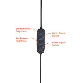 Cygnett V-Classic 2-In-1 Selfie Ring Light