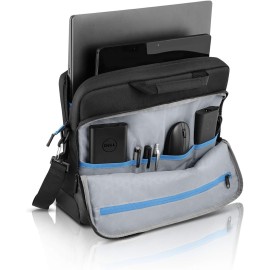 Dell Pro Slim Briefcase 15-Keep Your Laptop, Tablet and Other Essentials securely Protected Within The eco-Friendly Dell Pro Slim Briefcase 15 (PO1520CS)