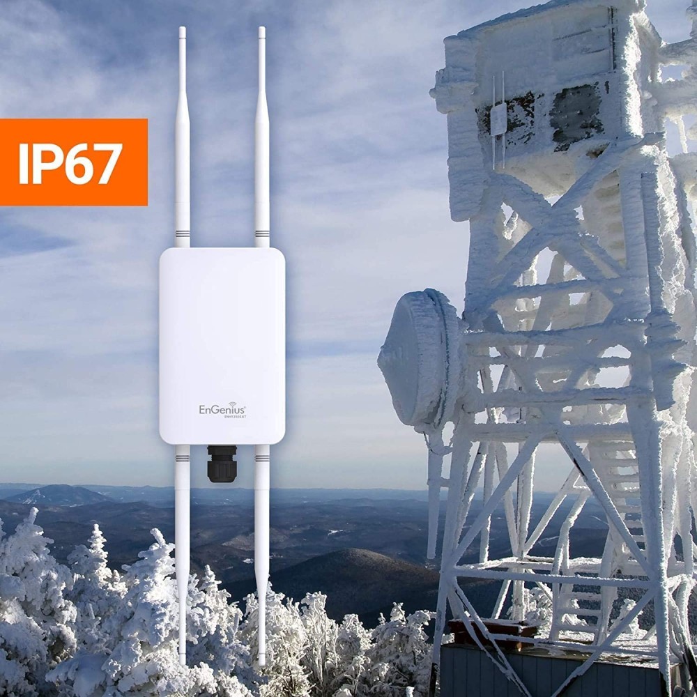 EnGenius Technologies ENH1350EXT Wi-Fi 5 AC1300 2x2 Dual-Band Outdoor ...