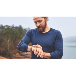 Fitbit B09BXH5MC1 Charge 5 Advanced Fitness, Health Tracker with Built-in GPS, Stress Management Tools, Sleep Tracking, 24/7 Heart Rate & More, Platinum, Mineral Blue, One Size S & L Bands Included, Steel Blue