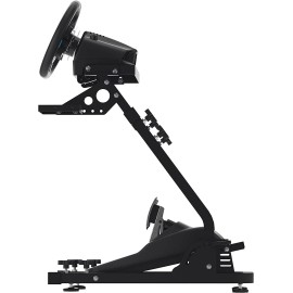 GT OMEGA Racing Wheel Stand for Logitech G920 G29 G923 Driving Force Gaming Steering Wheel, Pedals & Gear Shifter Mount V1, PS4, Xbox, Ferrari, PC - Foldable, Tilt-Adjustable