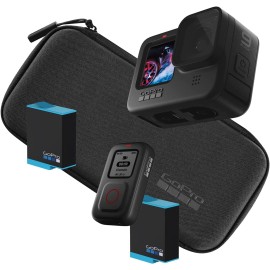 GoPro HERO9 + Remote, Spare Battery and Carrying Case