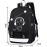 HIPOTUO Anime Luminous Backpack Laptop Backpack with Anti-Theft Lock, Black Teens Backpack Cool Back Pack for Work