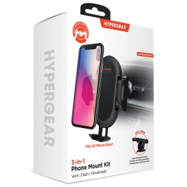 Hypergear 3-In-1 Phone Mount Kit