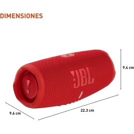 JBL Charge 5 - Speaker - for portable use - wireless - Bluetooth - 40 Watt - 2-way - red