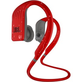JBL Endurance Jump - Earphones with mic - in-ear - over-the-ear mount - Bluetooth - wireless - red
