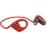 JBL Endurance Jump - Earphones with mic - in-ear - over-the-ear mount - Bluetooth - wireless - red