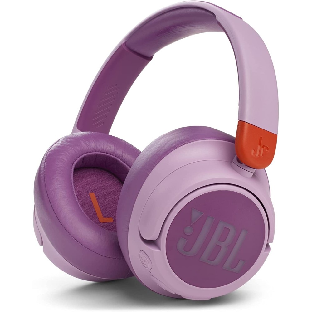 JBL JR 460NC Wireless Noise Canceling On-Ear Headphones for Kids, Up to 30 Hours Playtime and JBL Safe Sound - Pink
