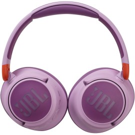 JBL JR 460NC Wireless Noise Canceling On-Ear Headphones for Kids, Up to 30 Hours Playtime and JBL Safe Sound - Pink