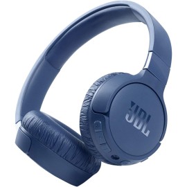 JBL Tune 660NC: Wireless On-Ear Headphones with Active Noise Cancellation - Blue