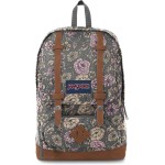 JanSport Cortlandt 15-inch Laptop Backpack - 25 Liter Travel Pack, Boho Floral Graphite Gre