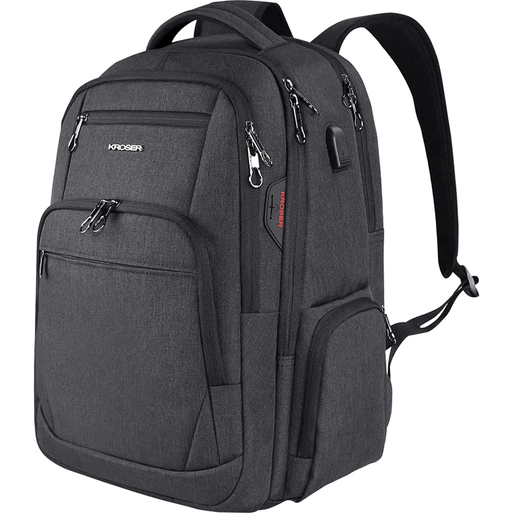baggu leather backpack black black BAGGU Mini Leather Backpack