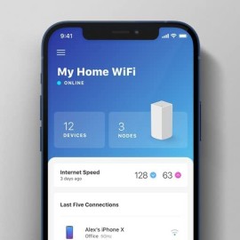 Linksys MX12600 Mesh WiFi Router - AX4200 WiFi 6 Router - Velop Tri-Band WiFi Mesh Router - WiFi 6 Mesh Computer Routers For Wireless Internet - Internet Router - Connect 120+ Devices, 8,100 Sq Ft 3Pk