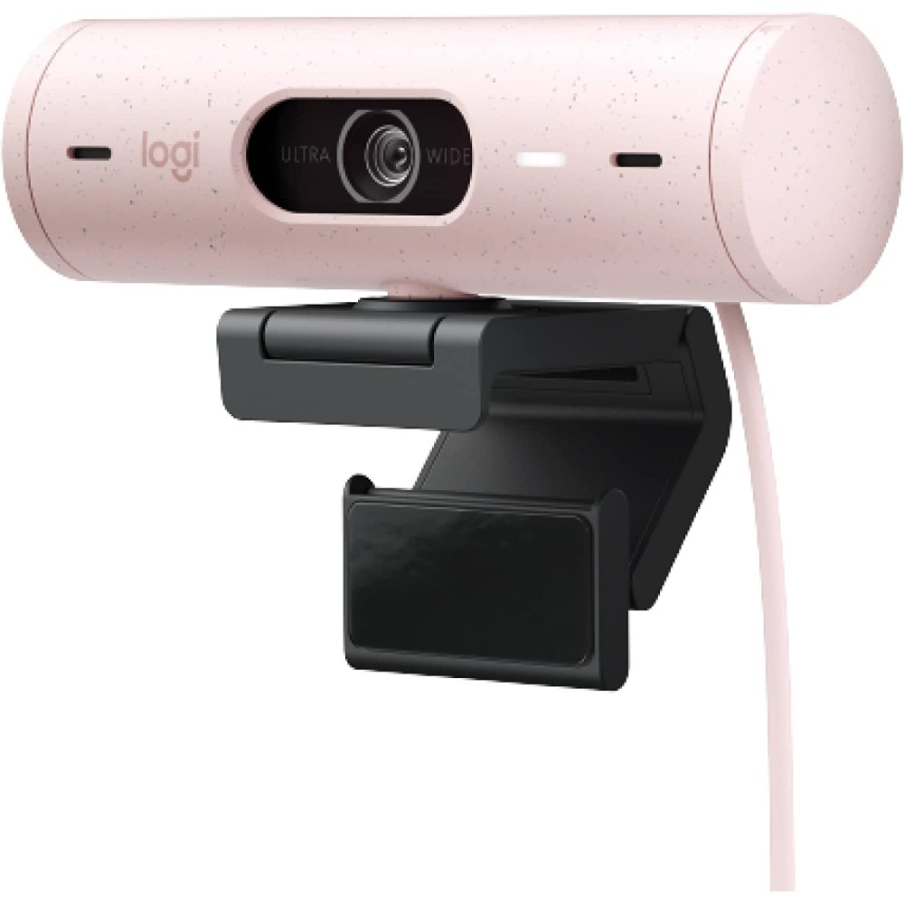 Logitech BRIO Rose 500 Webcam color 4 MP 1920 x 1080 720p, 1080p audio - USB-C
