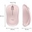Logitech M220 Silent Mouse optical 3 buttons wireless 2.4 GHz USB wireless receiver - pink