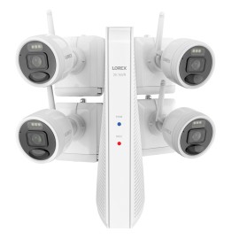 Lorex 2K 4.0-Mp 8-Camera-Capable 1-Tb Nvr System With 4 Outdoor Wi-Fi® Battery Security Cameras, White, L42481-4Aa4-E